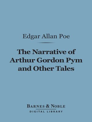 cover image of Narrative of Arthur Gordon Pym and Other Tales
